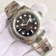Replica Rolex Yachtmaster Watch Stainless Steel Black Face Noob Factory 1_th.jpg